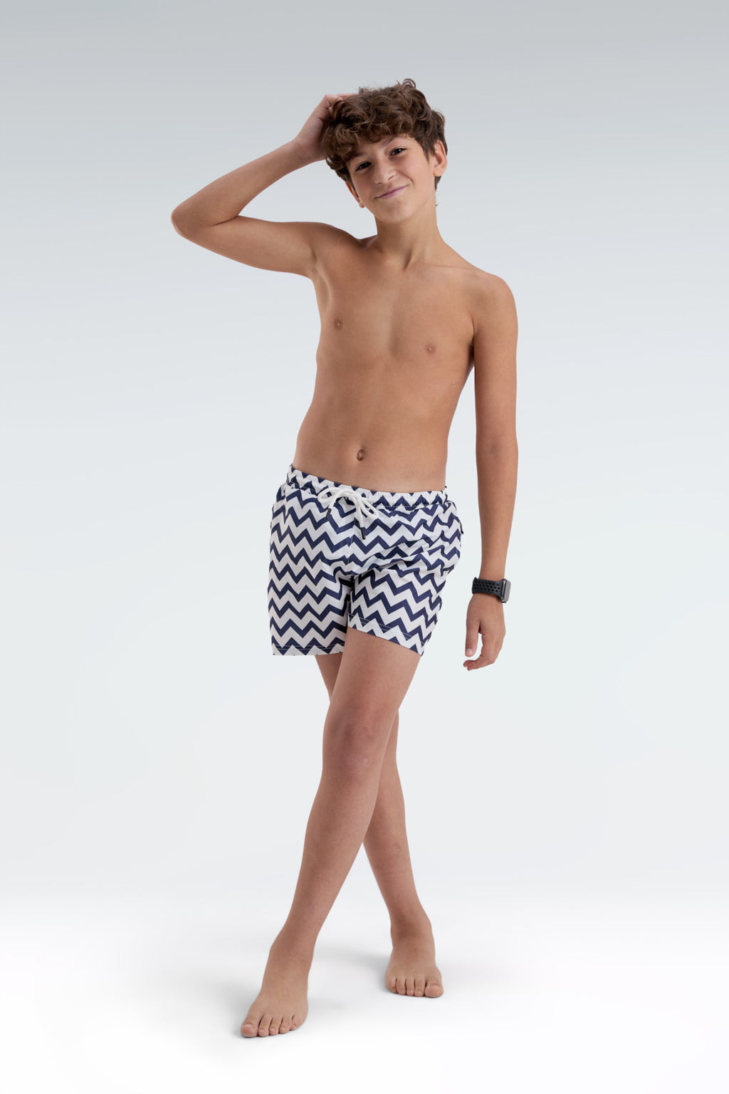 striped swimwear