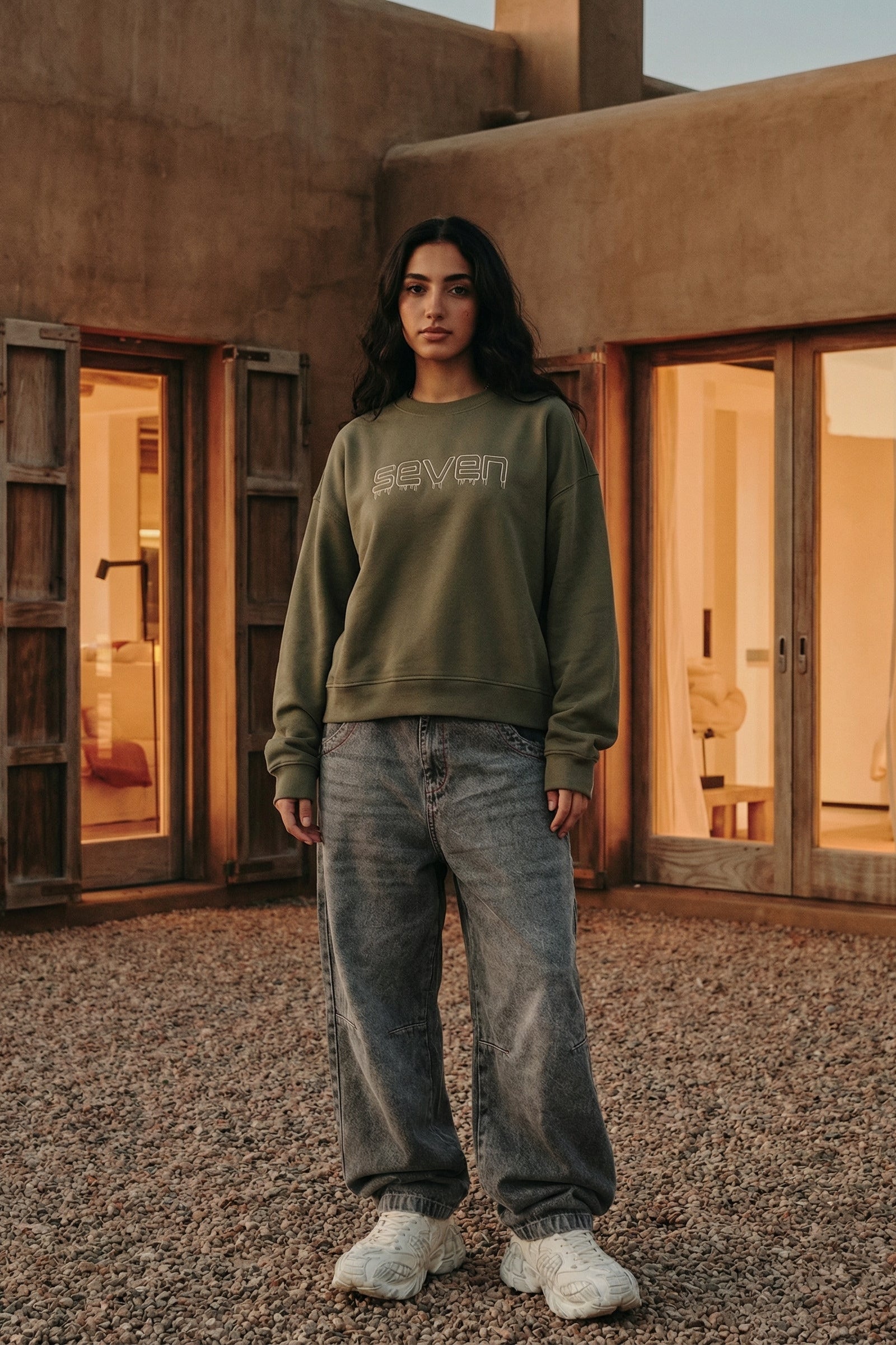 embroidered sweatshirt