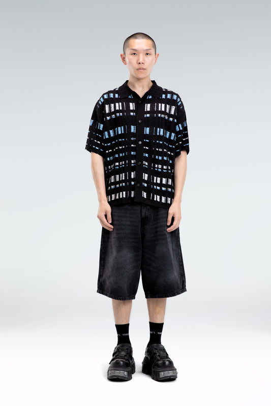washed knit t-shirt