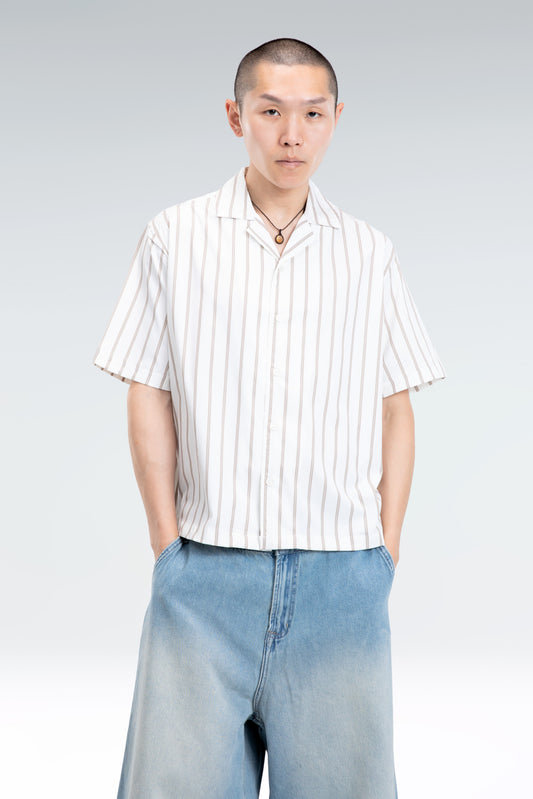 striped blend shirt