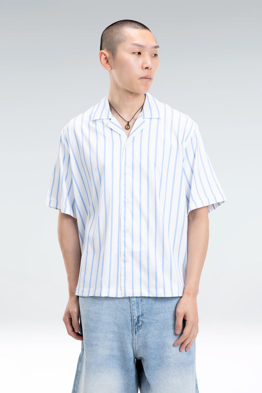 striped blend shirt
