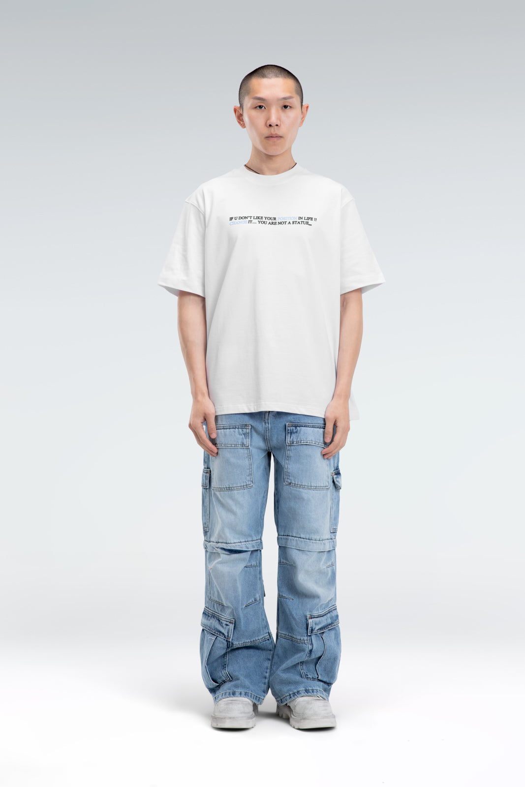 printed slogan t-shirt