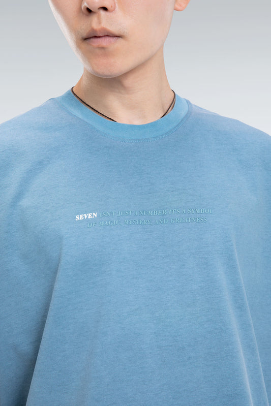 washed text t-shirt