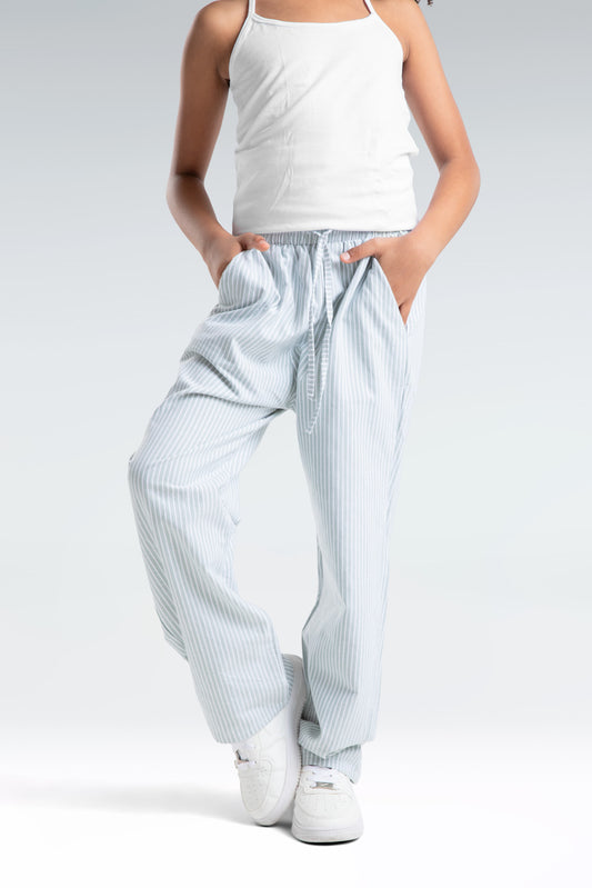 striped relaxed fit pants