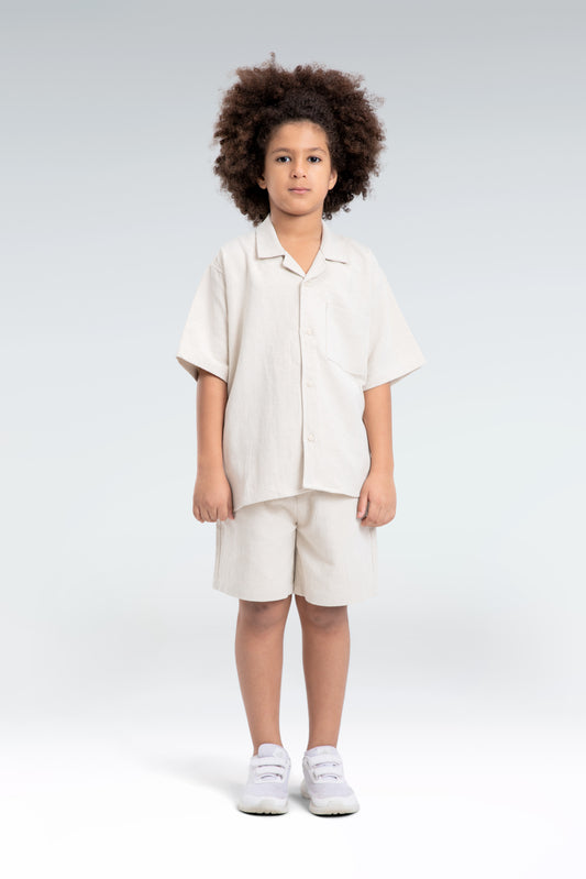 cotton linen short