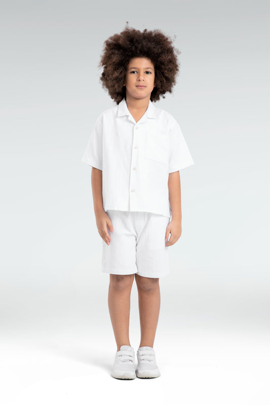 short sleeve linen shirt