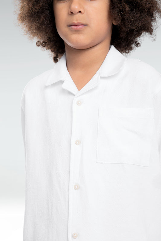 short sleeve linen shirt