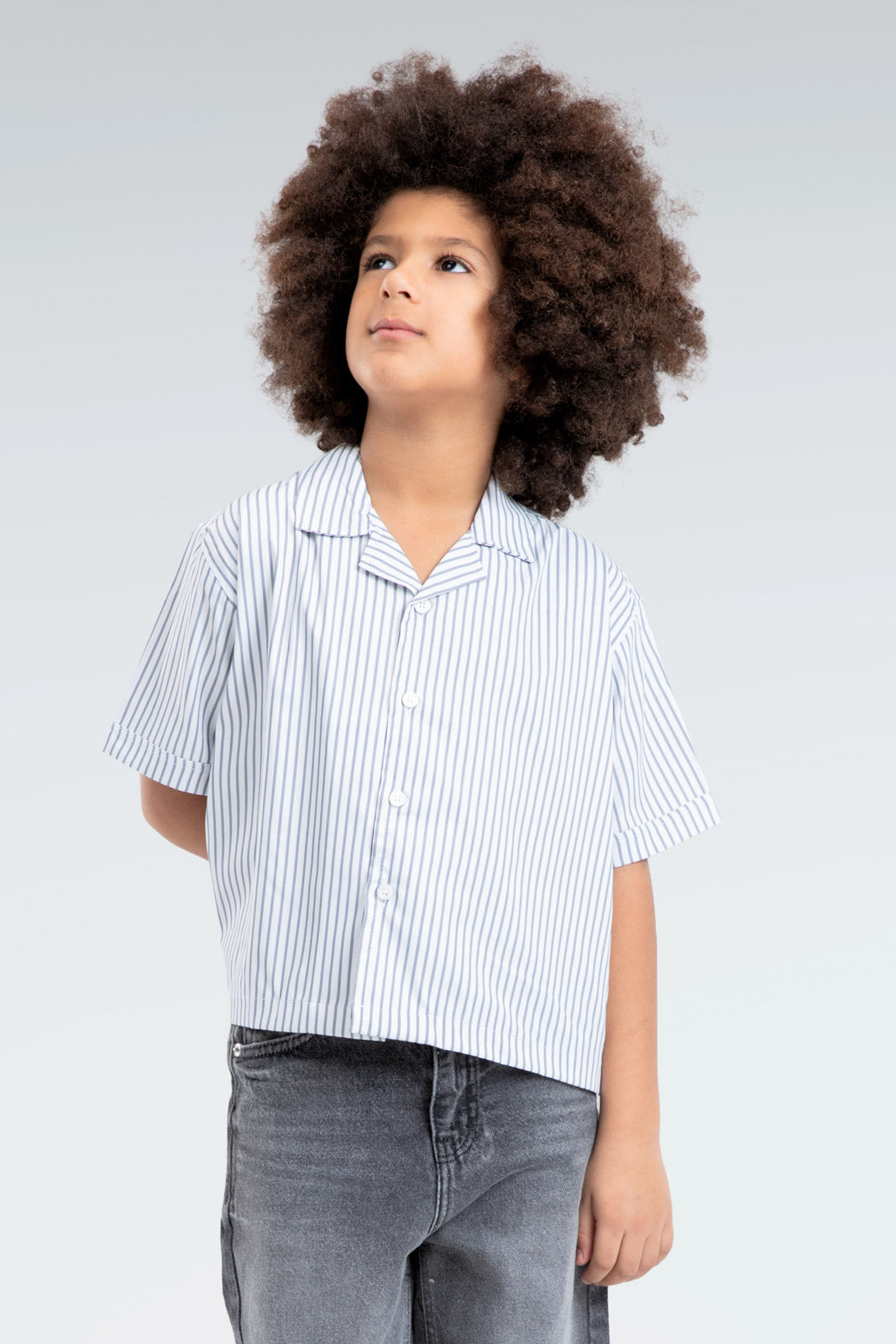 short sleeve striped shirt