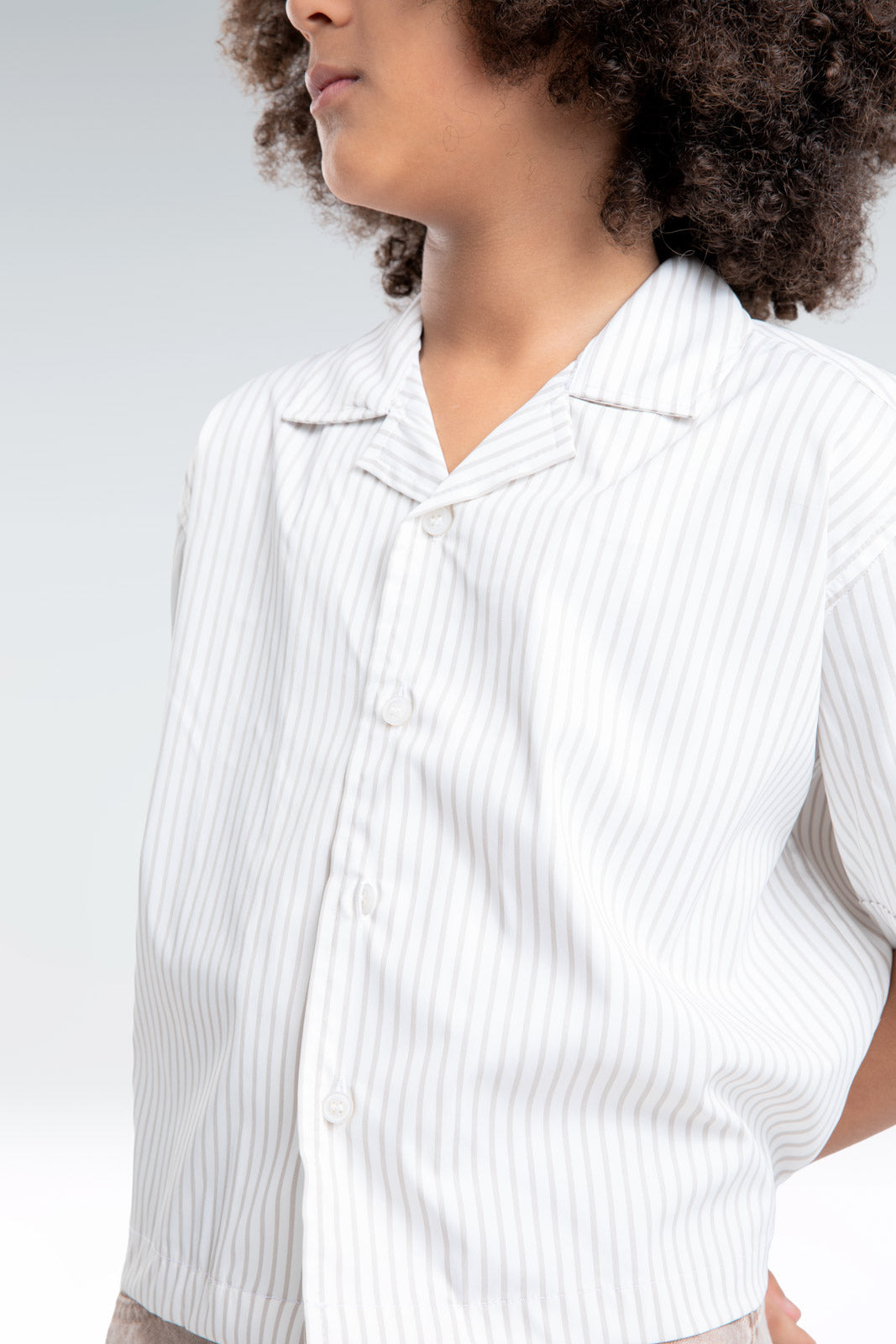 short sleeve striped shirt