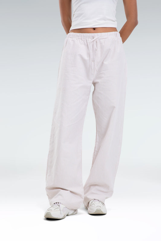 striped relaxed fit pants