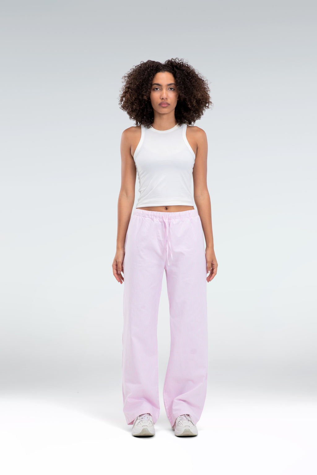 striped relaxed fit pants