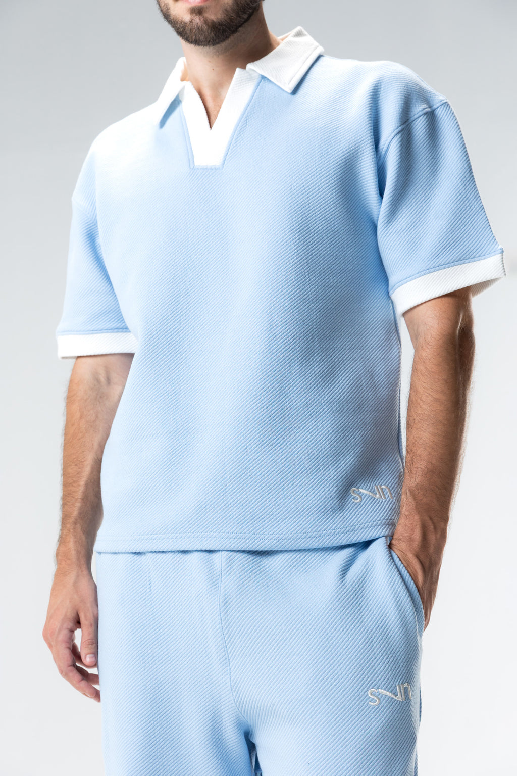 jacquard polo shirt