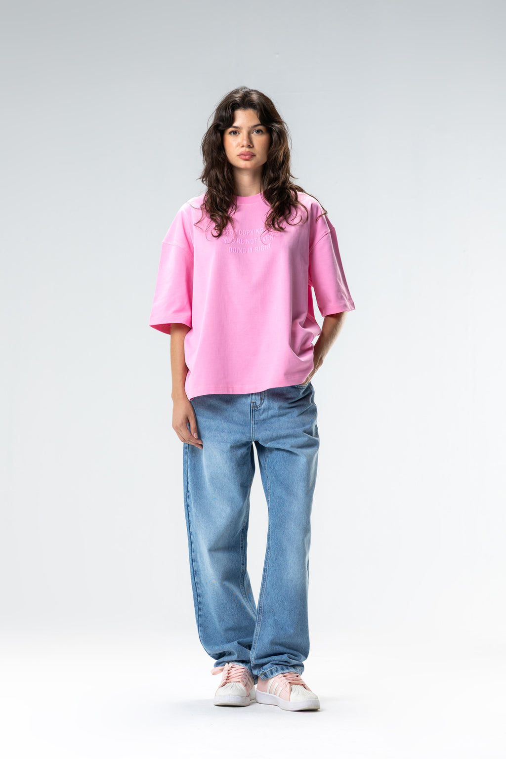 printed text t-shirt