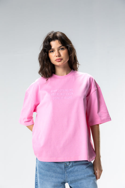 printed text t-shirt