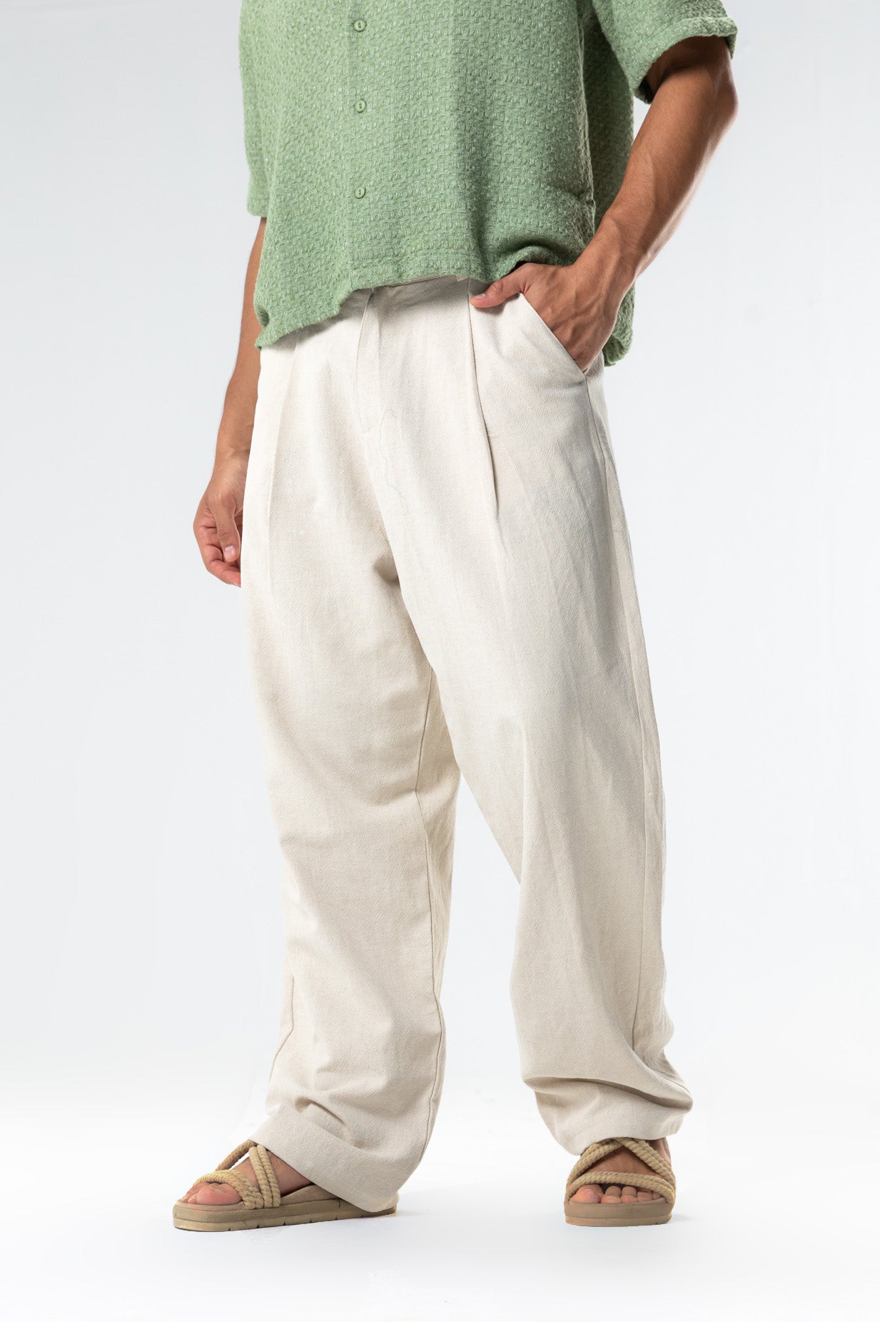cotton linen pants