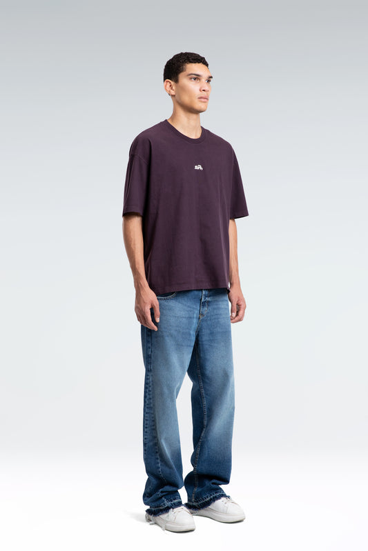washed embroidered t-shirt