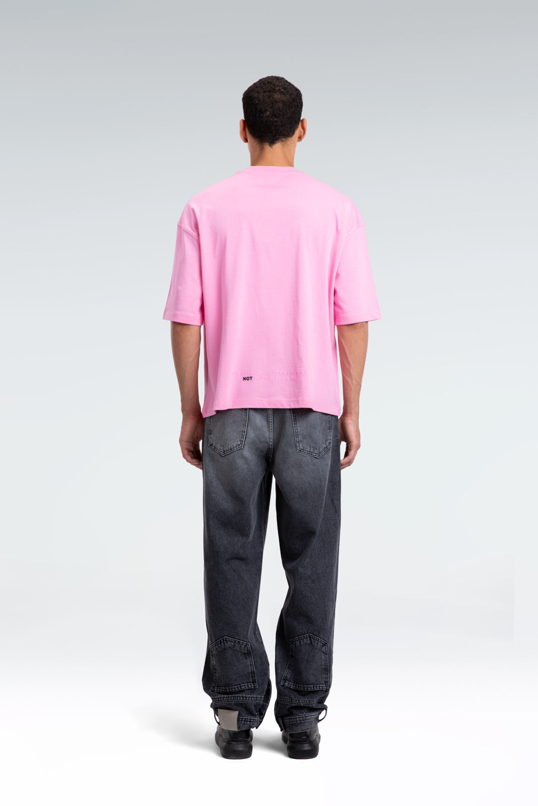 printed text t-shirt