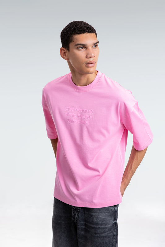 printed text t-shirt