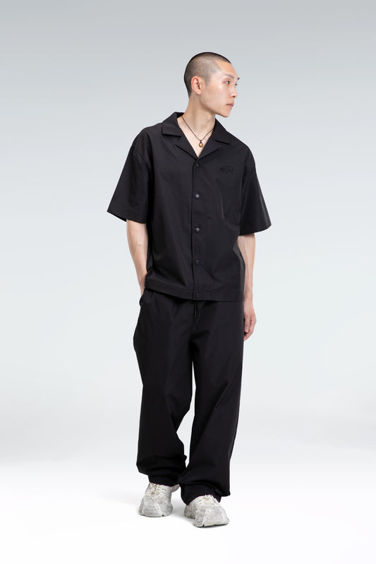naylon embroidered pants 