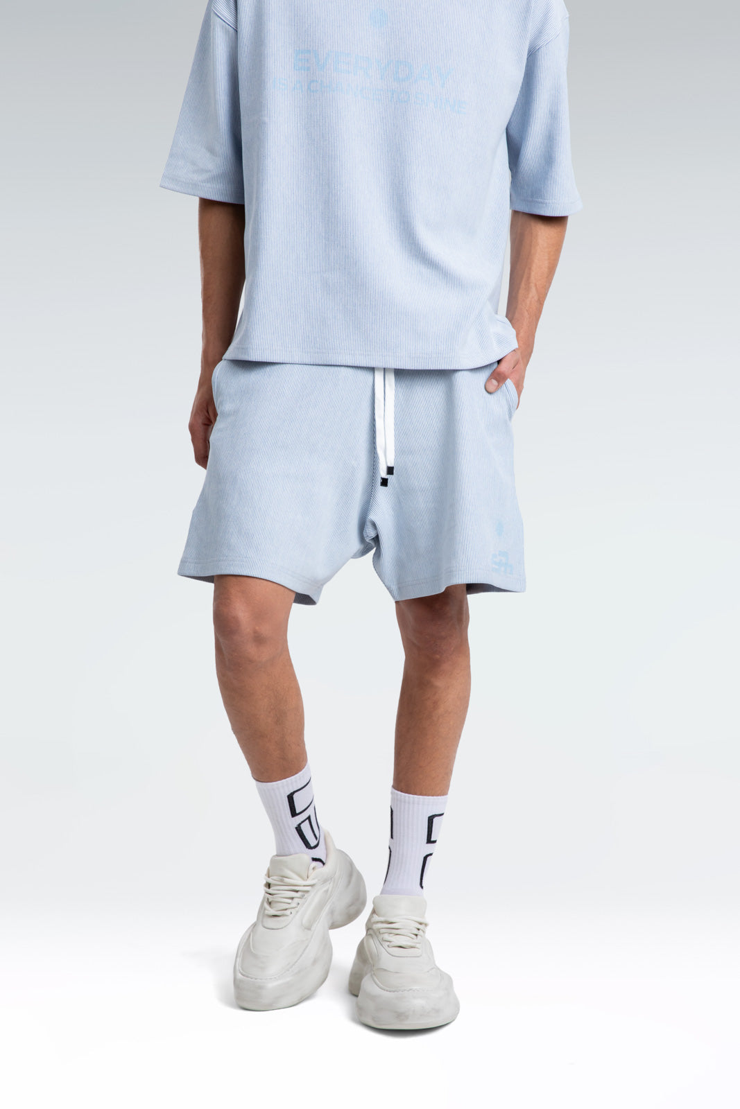 washed cordury short