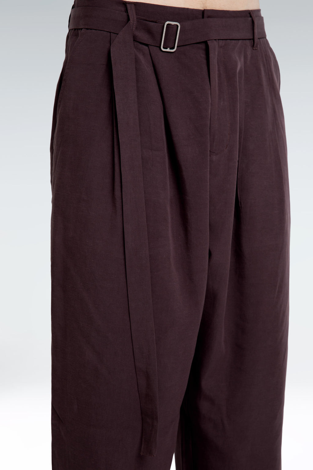 100% linen pleated part-set