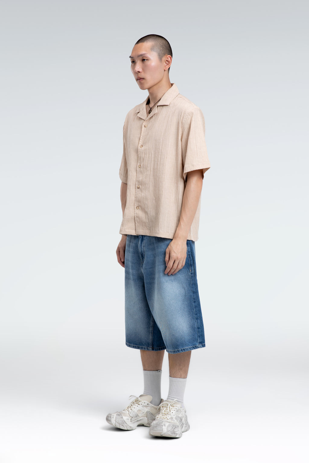 textured  jacquard shirt