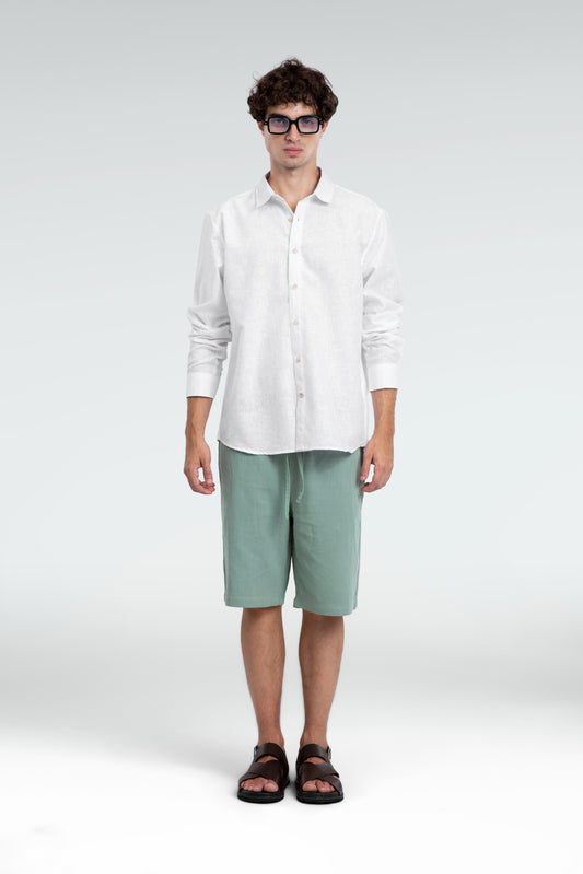 100% linen shirt