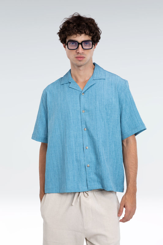 textured  jacquard shirt