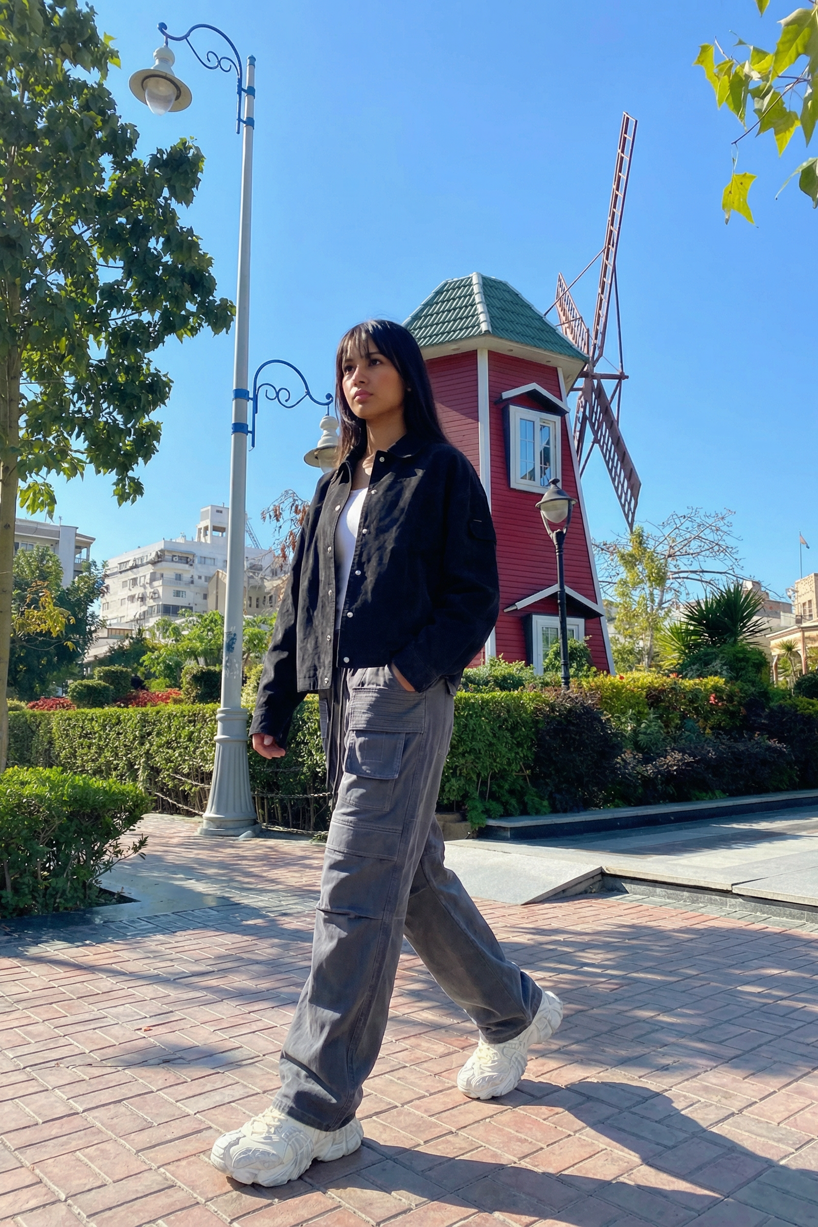 baggy fit soft trouser