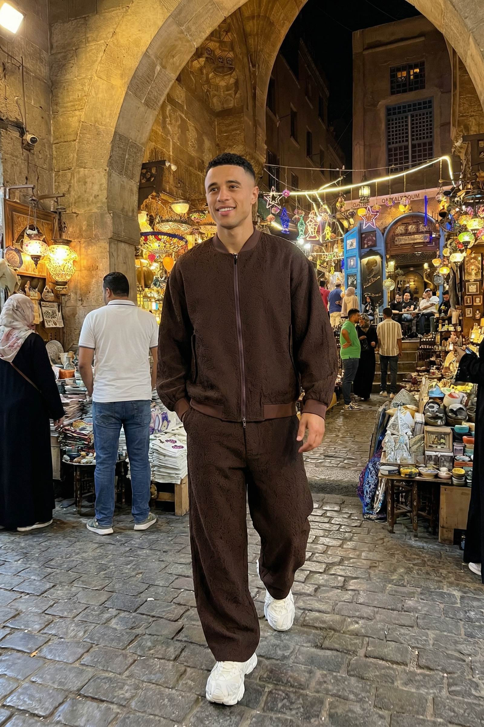 Paisley relaxed fit trouser