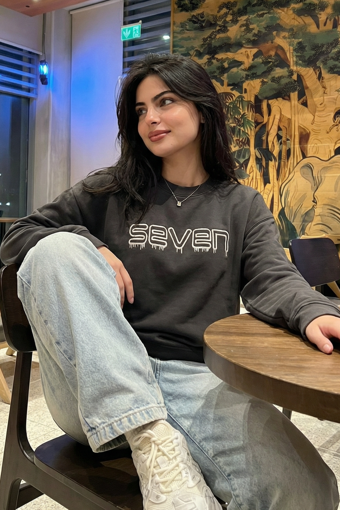 embroidered sweatshirt