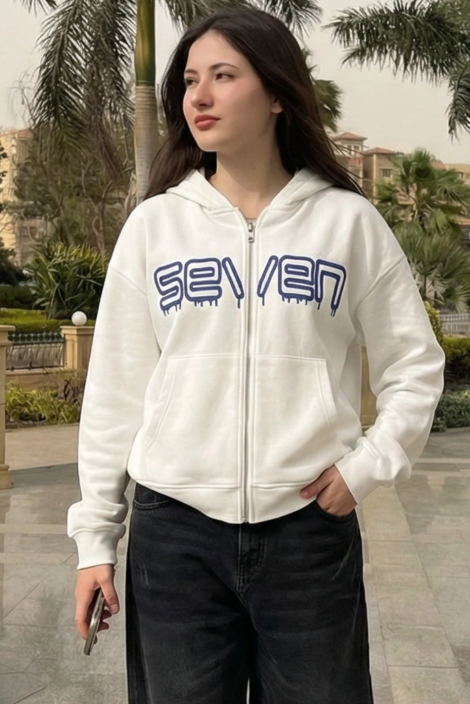 embroidered sweatshirt