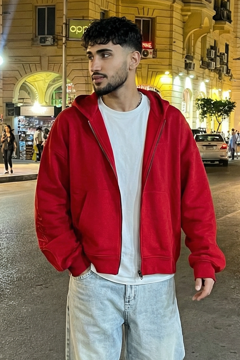 embroidered sweatshirt