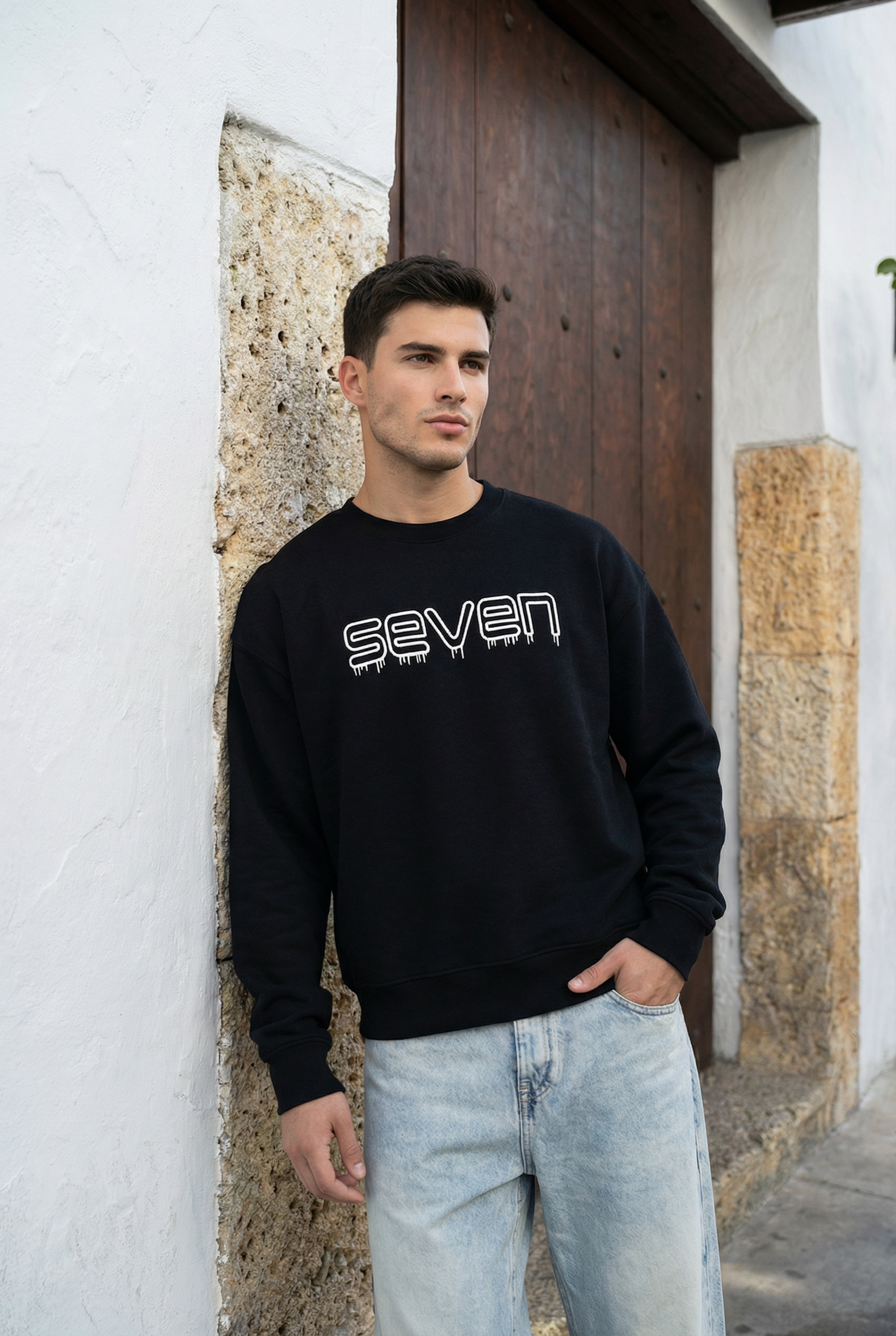 embroidered sweatshirt