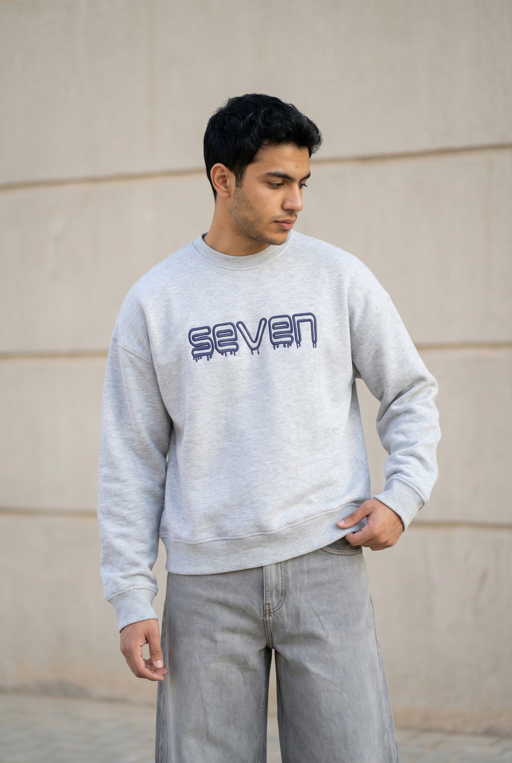 embroidered sweatshirt