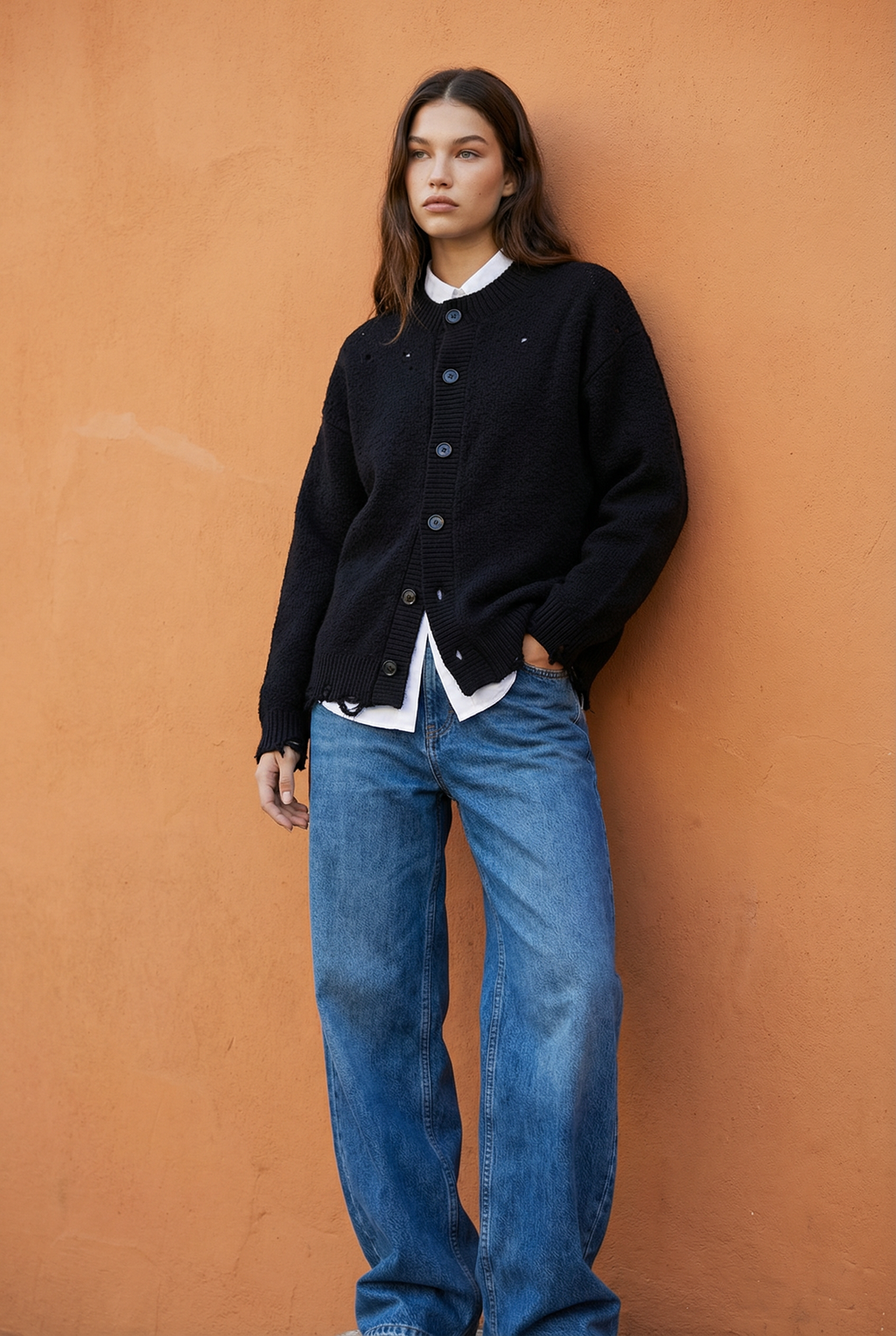 cropped fit knitwear