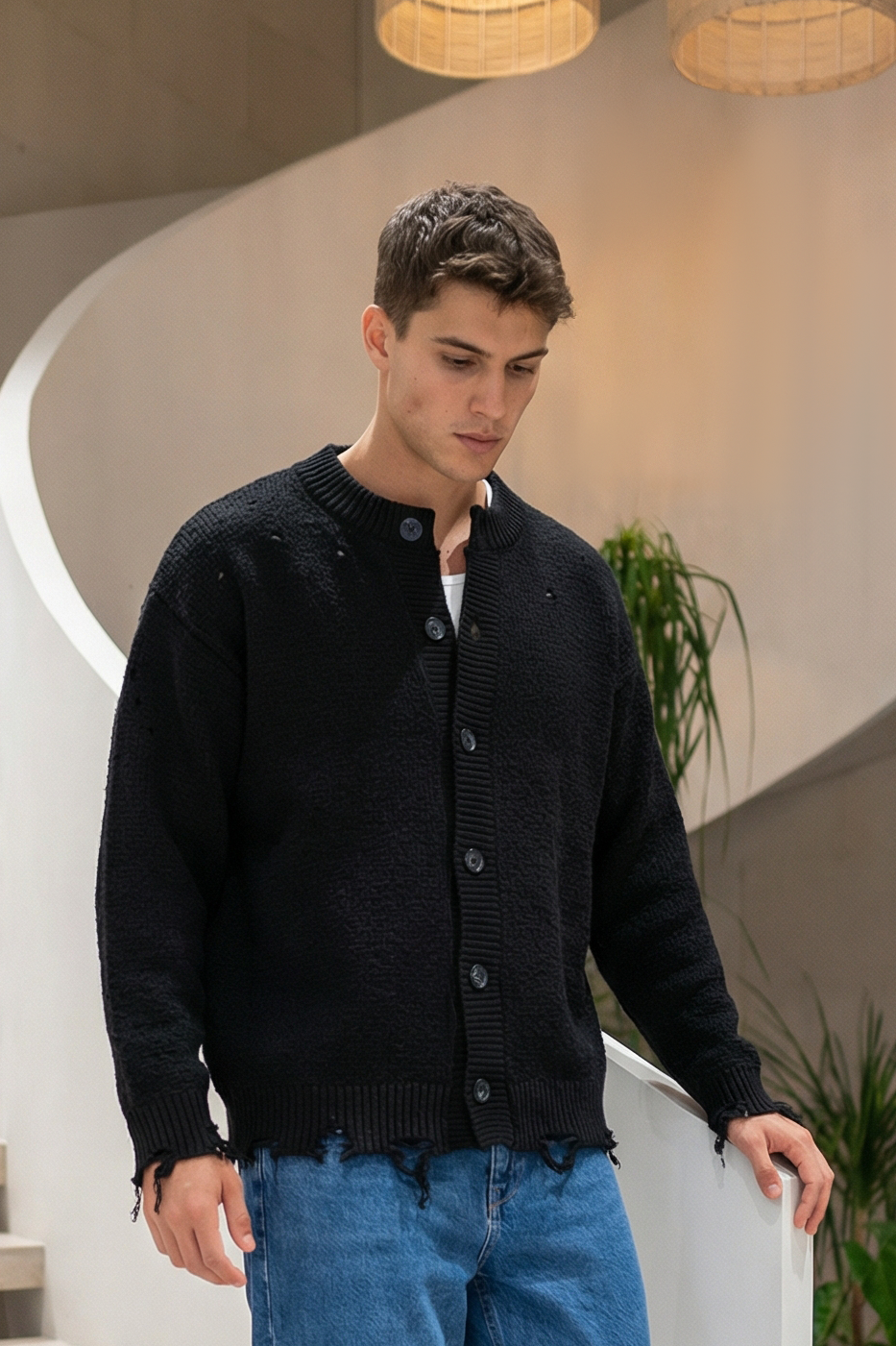 cropped fit knitwear