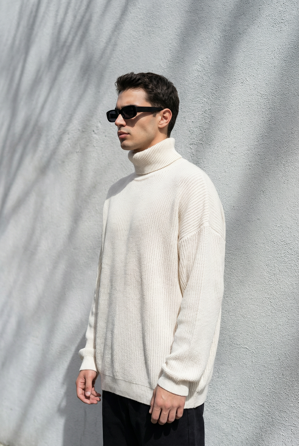 basic high neck knitwear