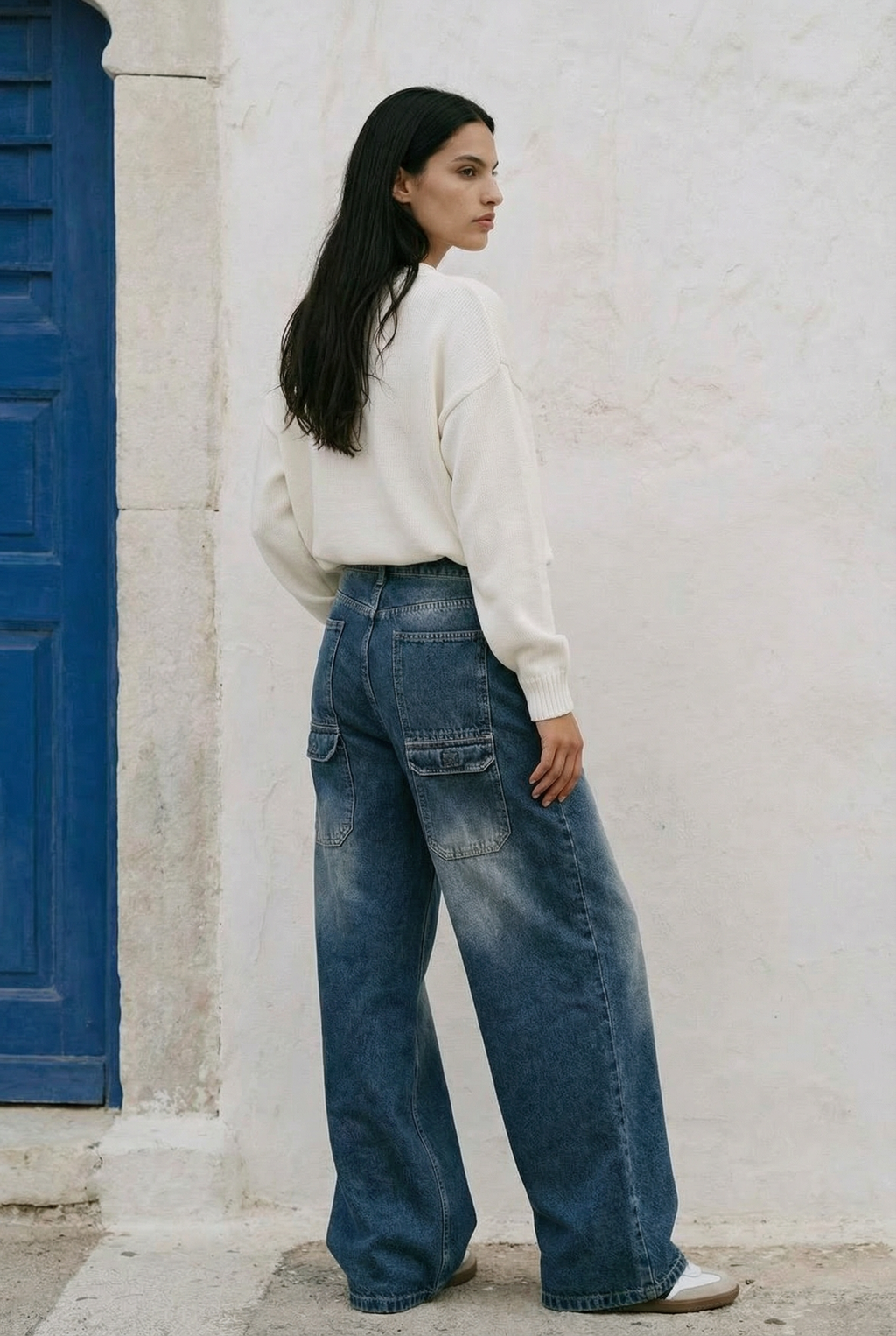 skater baggy fit denim