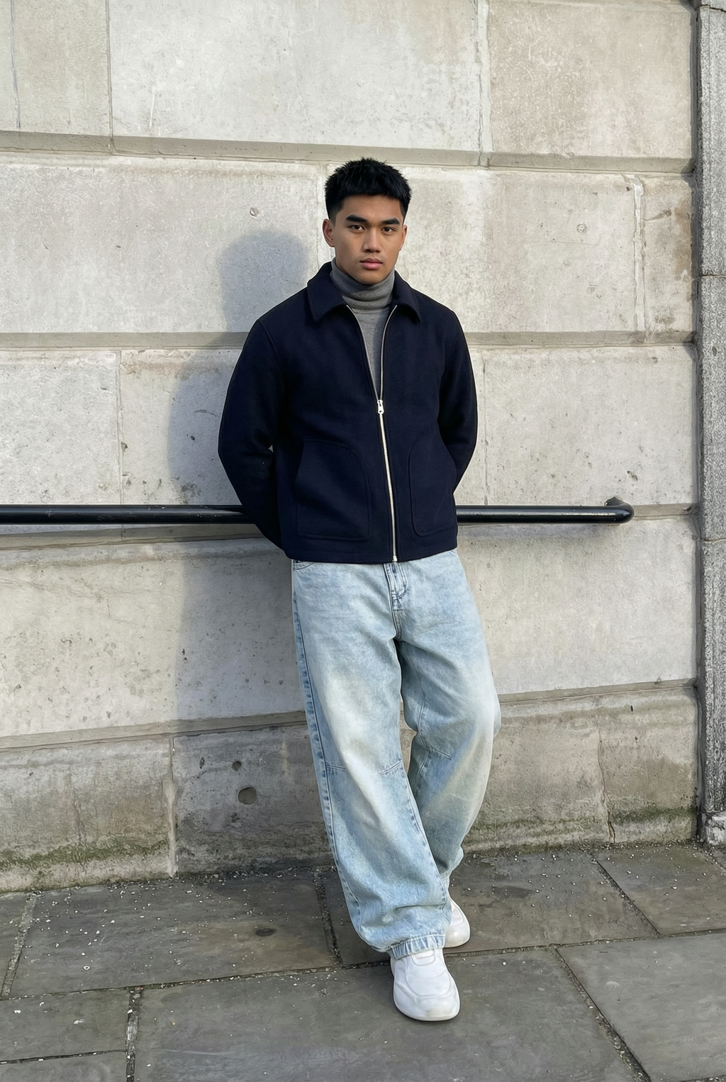 skater baggy fit denim