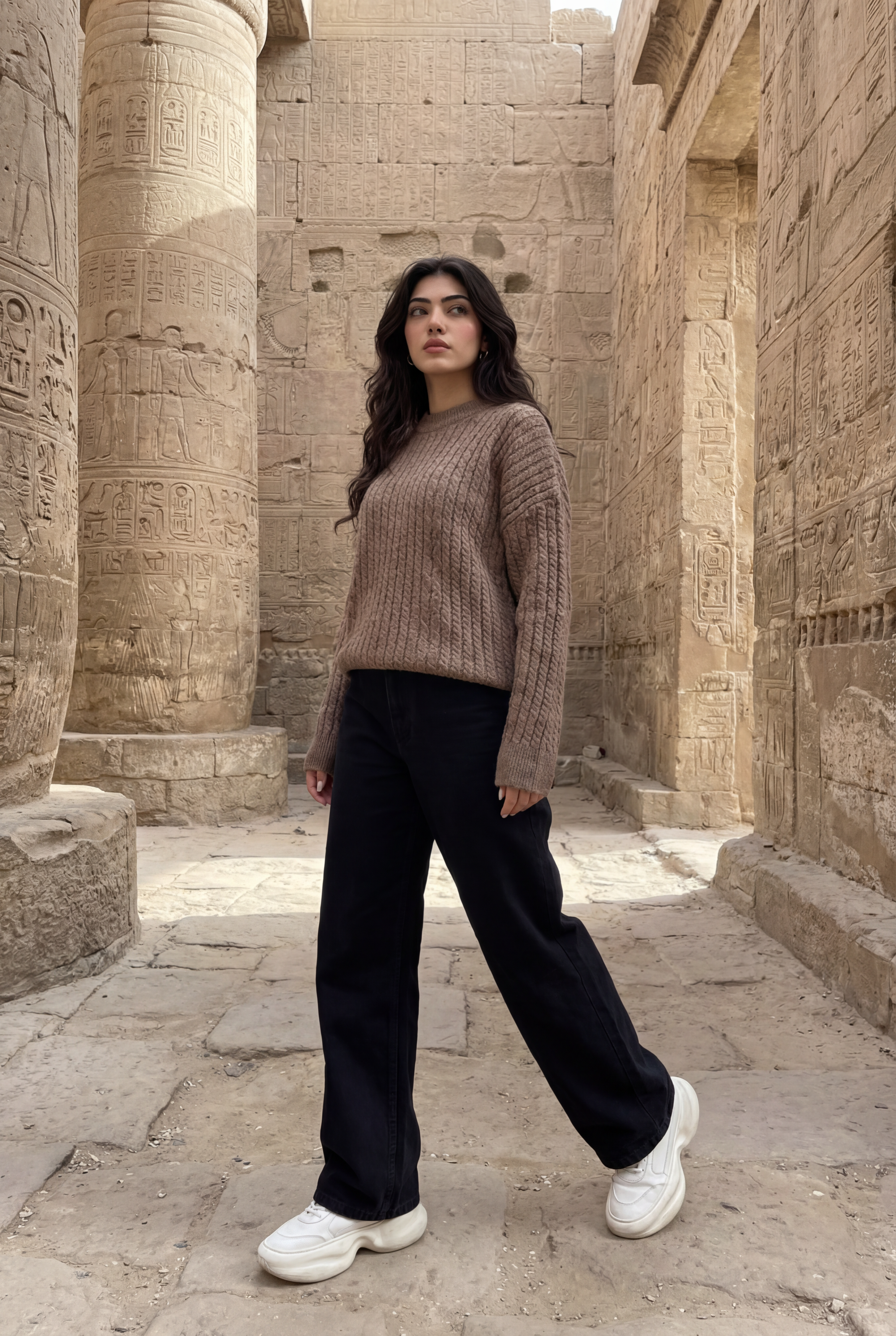 textured boxy fit knitwear