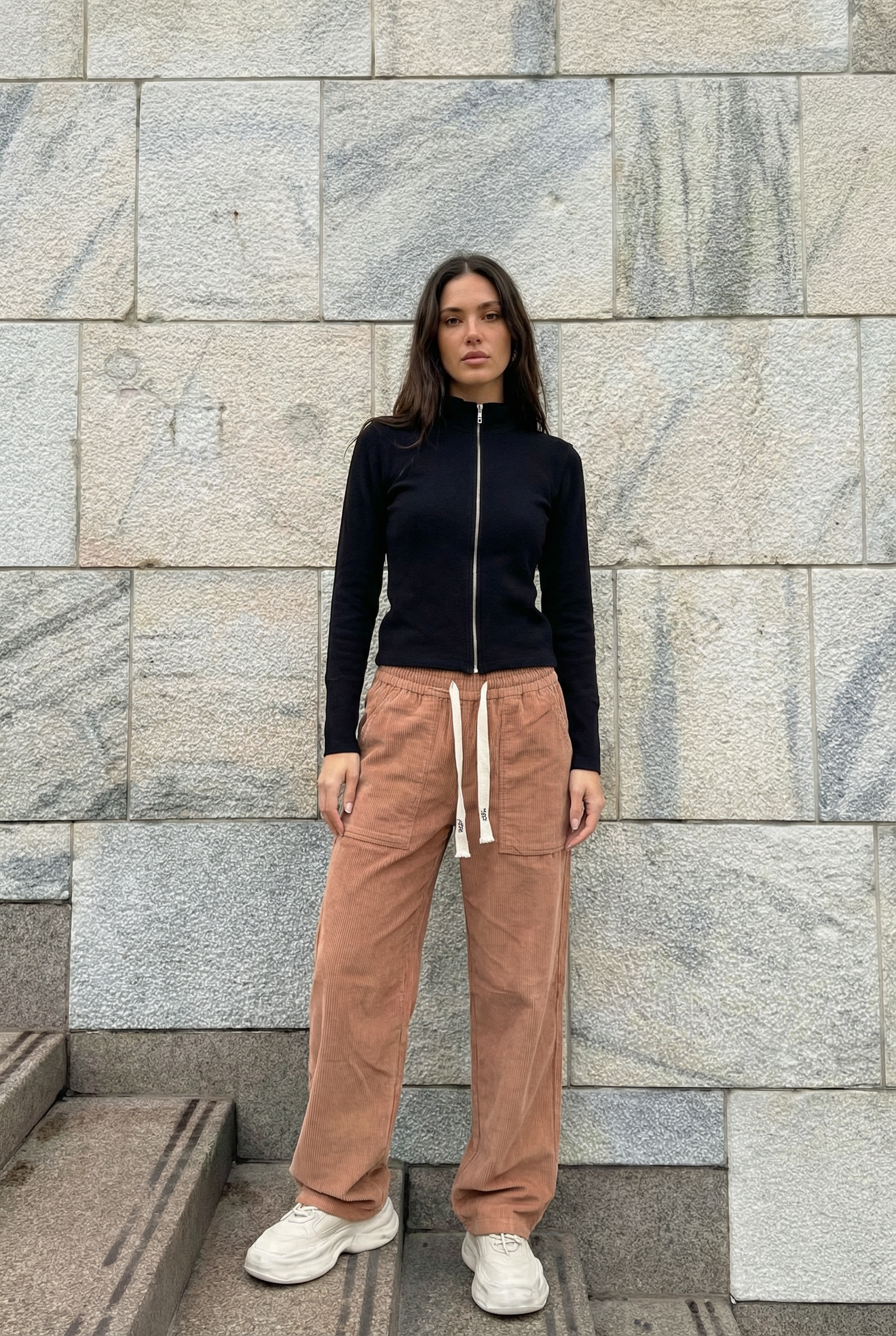 corduroy balloon pants