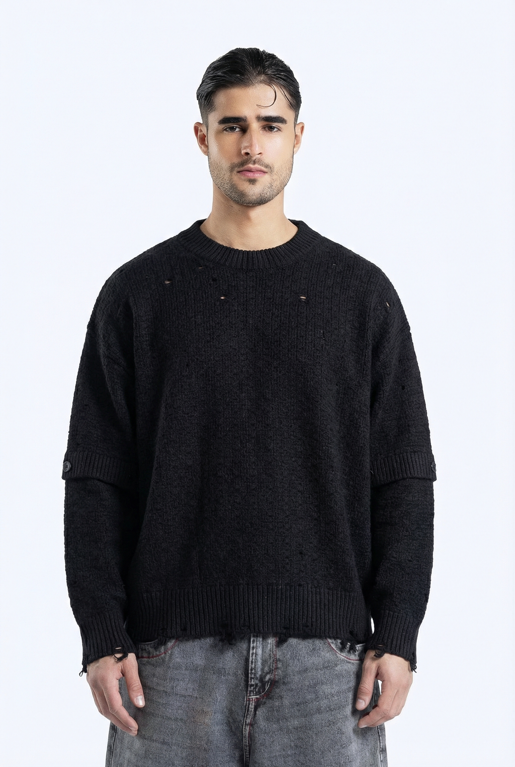 cropped fit knitwear