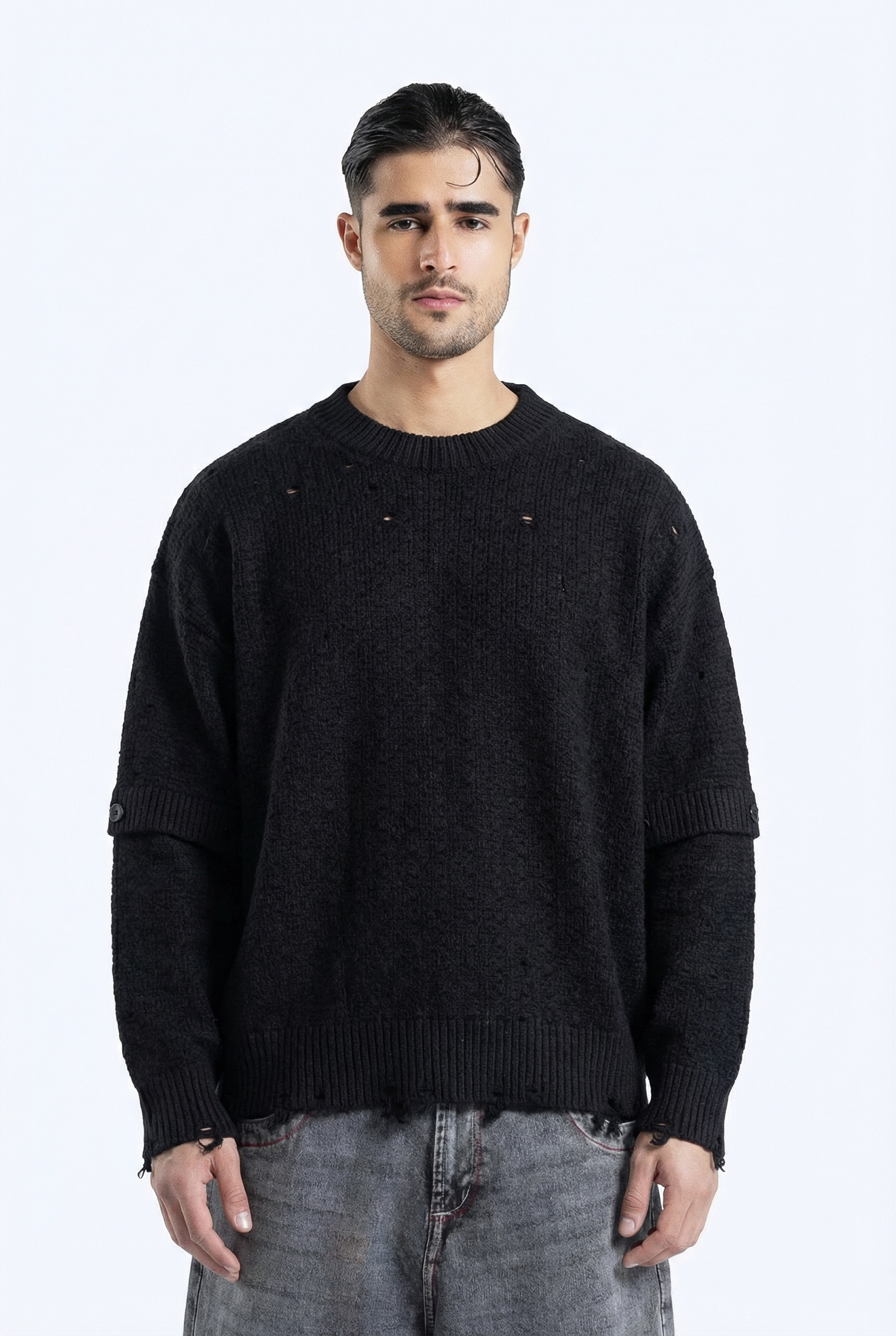 cropped fit knitwear