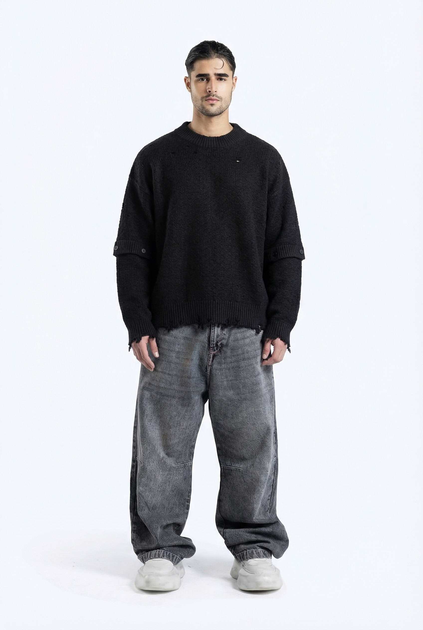 cropped fit knitwear