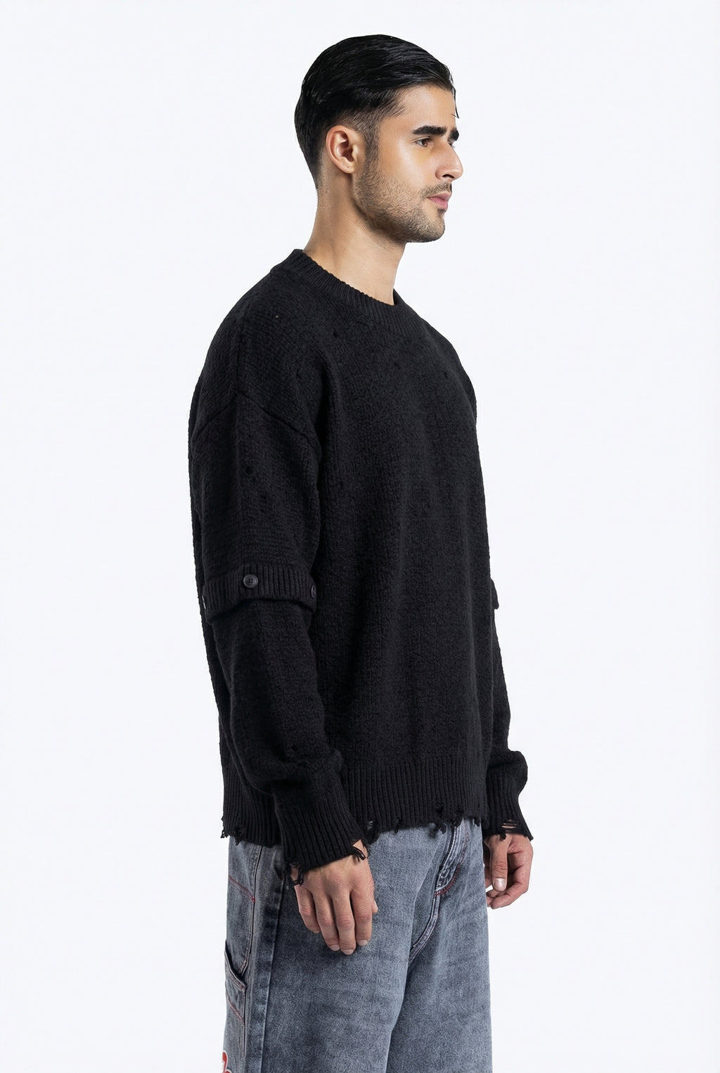 cropped fit knitwear