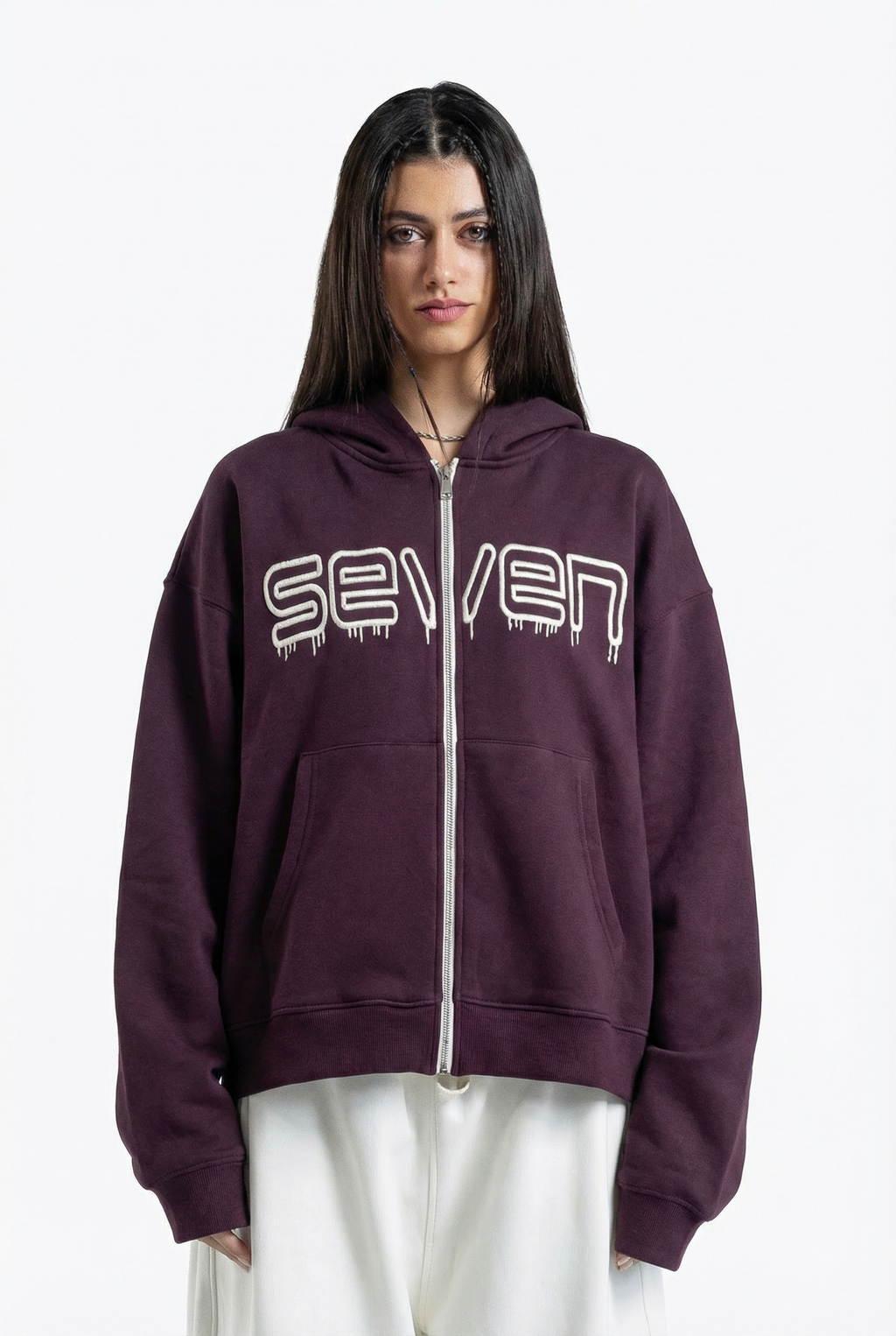 embroidered sweatshirt