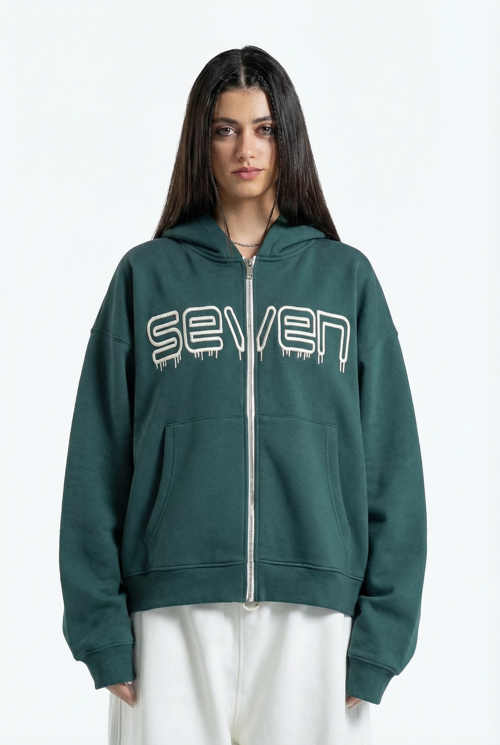 embroidered sweatshirt