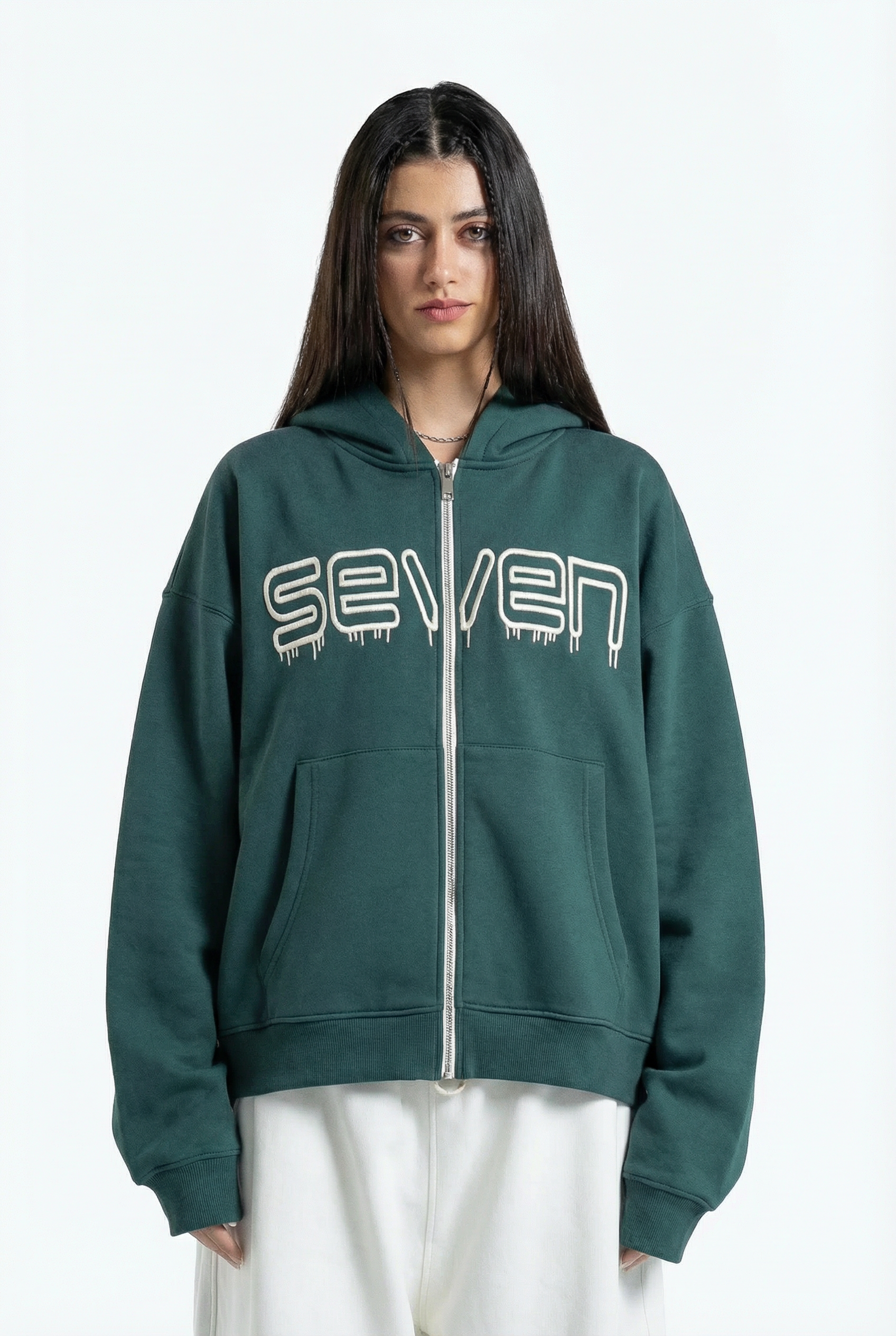 embroidered sweatshirt