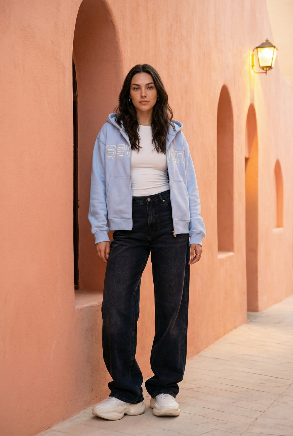 embroidered sweatshirt